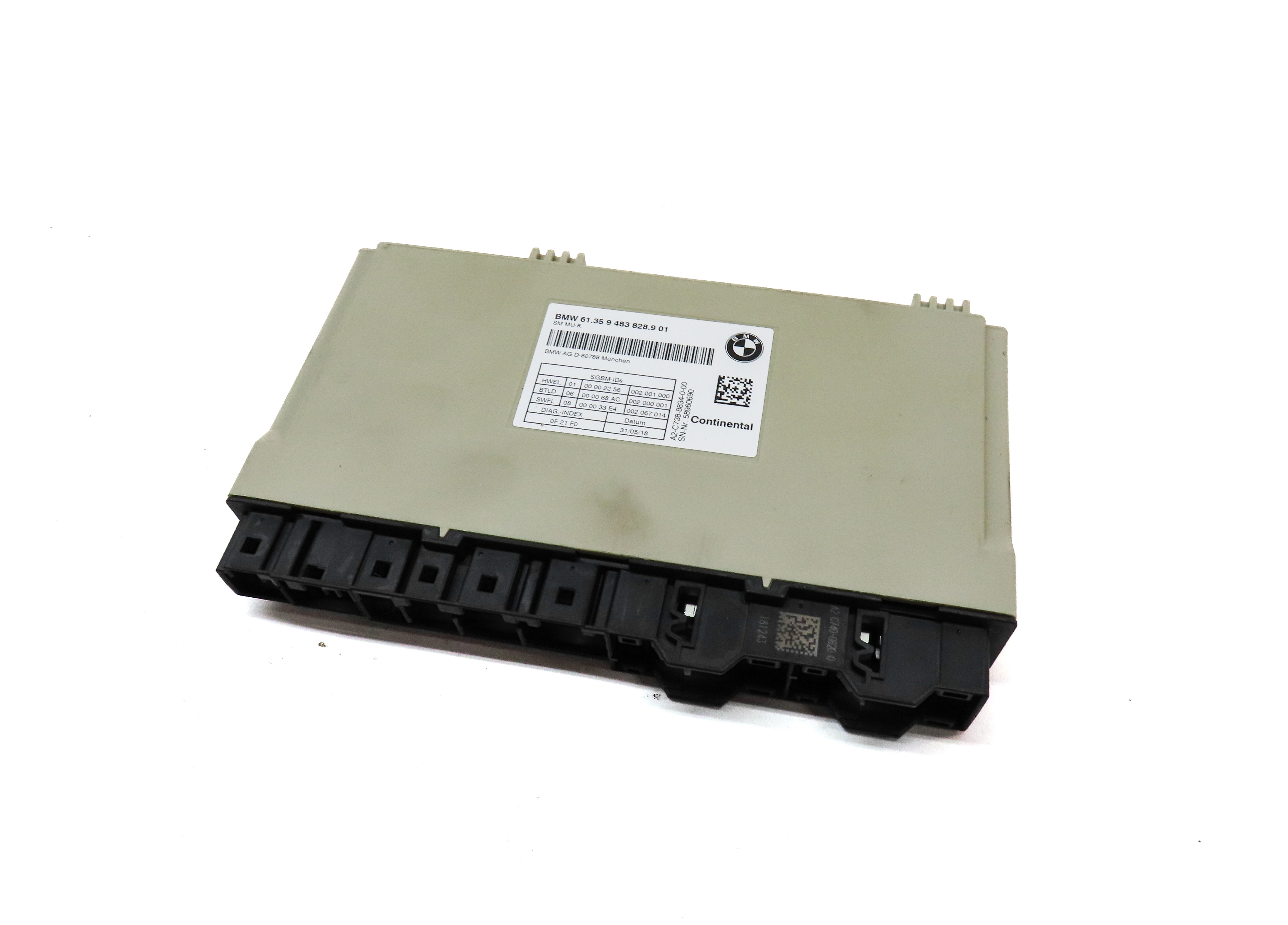 16-23 BMW 5 M5 7 X3 X4 X5 X7 FRONT LEFT DRIVER HEATED COOLED SEAT CONTROL MODULE — exact item pictured